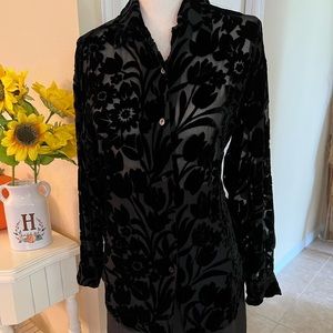 Luxurious Velvet Blouse